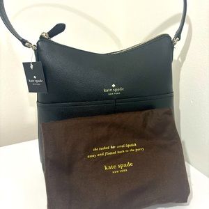 New With Tags Kate Spade Shoulder Bailey Bag Black With Pockets